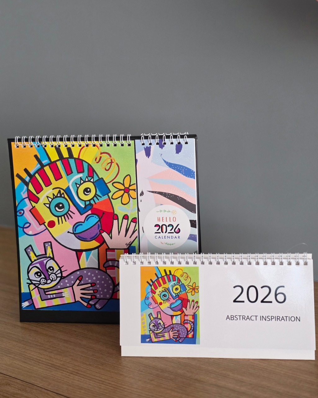2026 Calendars Featuring Original Abstract Paintings