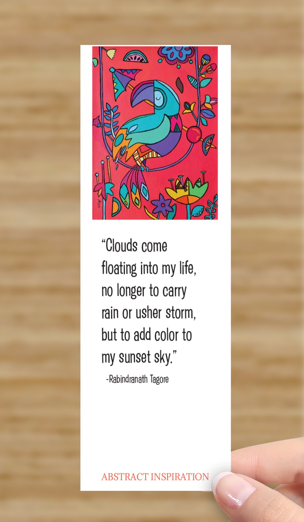 Bookmarks Featuring Original Paintings & Thoughtful Quotes