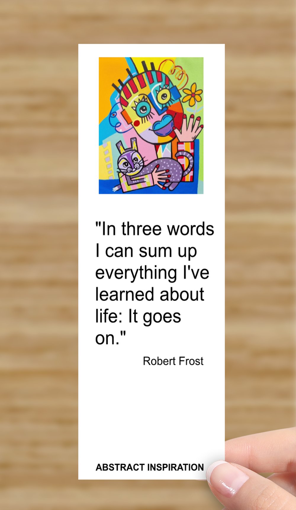 Bookmarks Featuring Original Paintings & Thoughtful Quotes