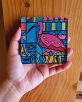 Square Coasters Featuring Original Paintings