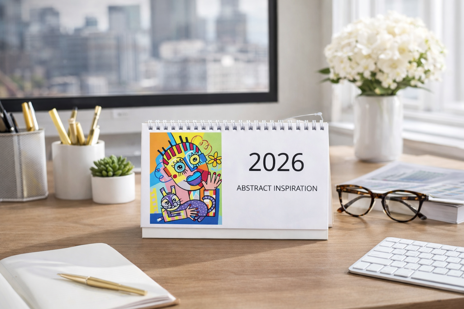 2026 Calendars Featuring Original Abstract Paintings