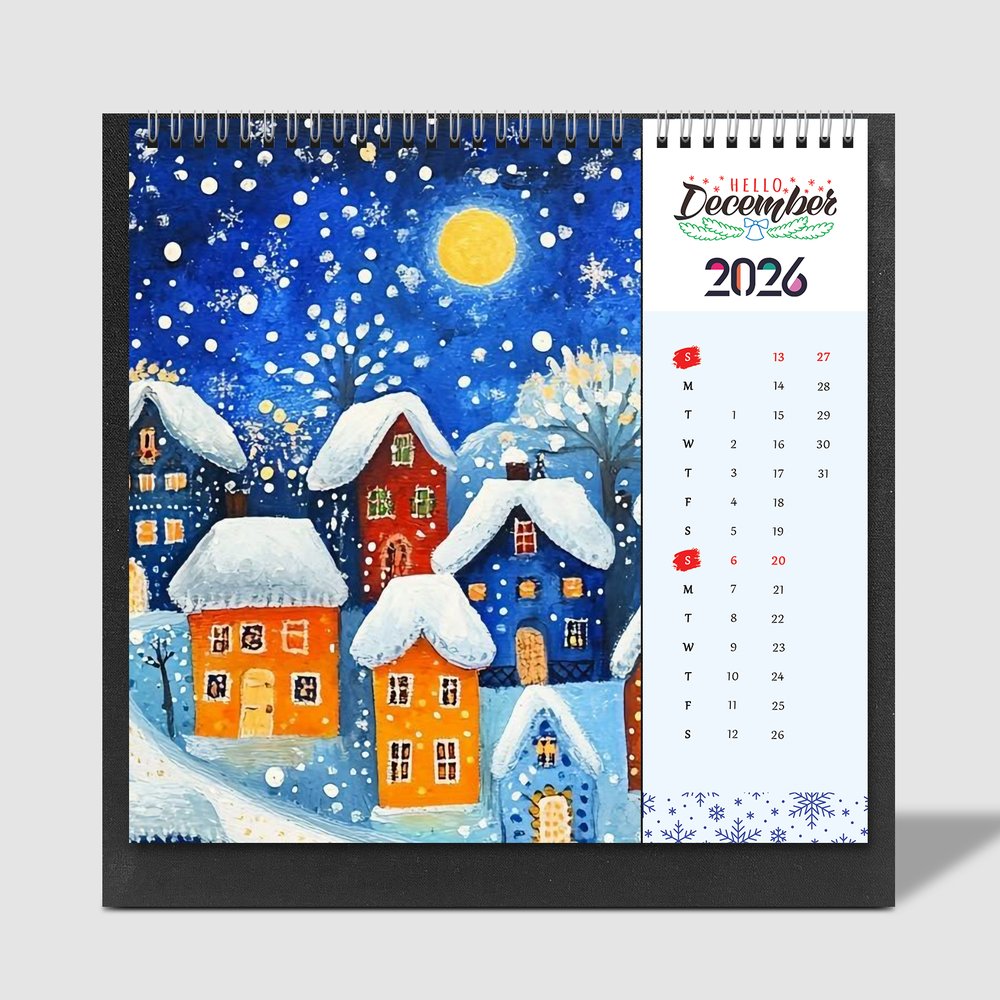 2026 Calendars Featuring Original Abstract Paintings