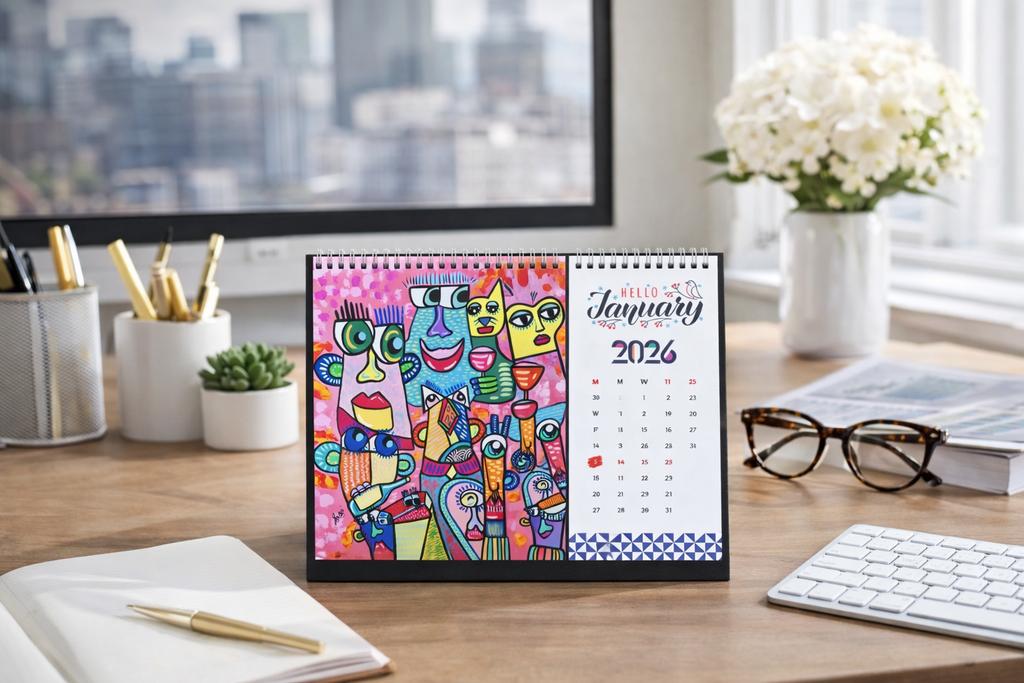 2026 Calendars Featuring Original Abstract Paintings