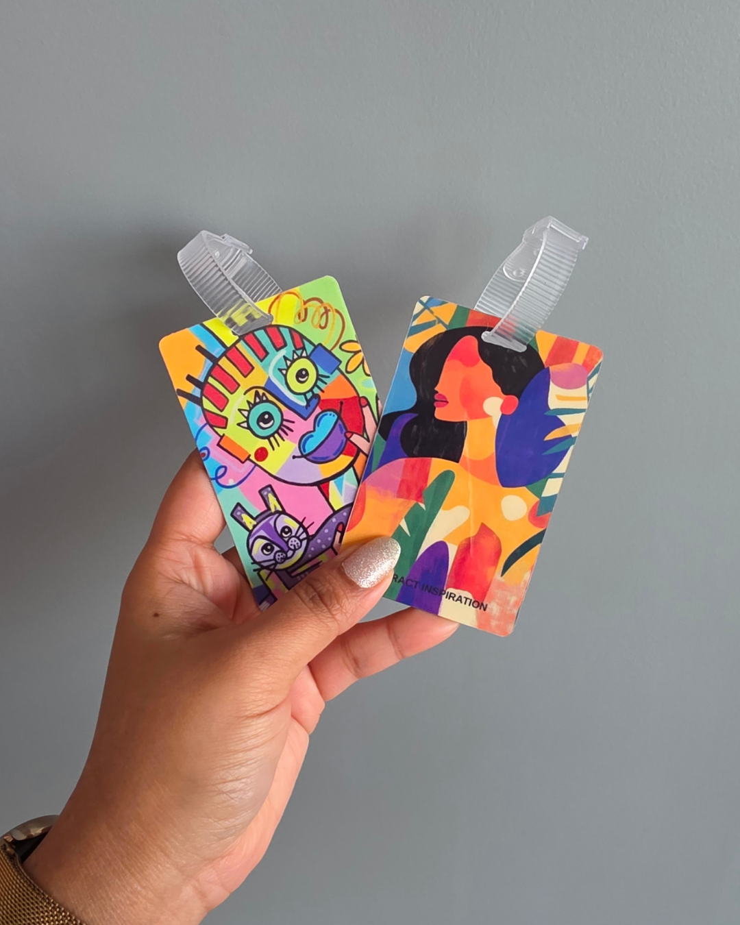 Luggage & Bag Tags Featuring Original Paintings