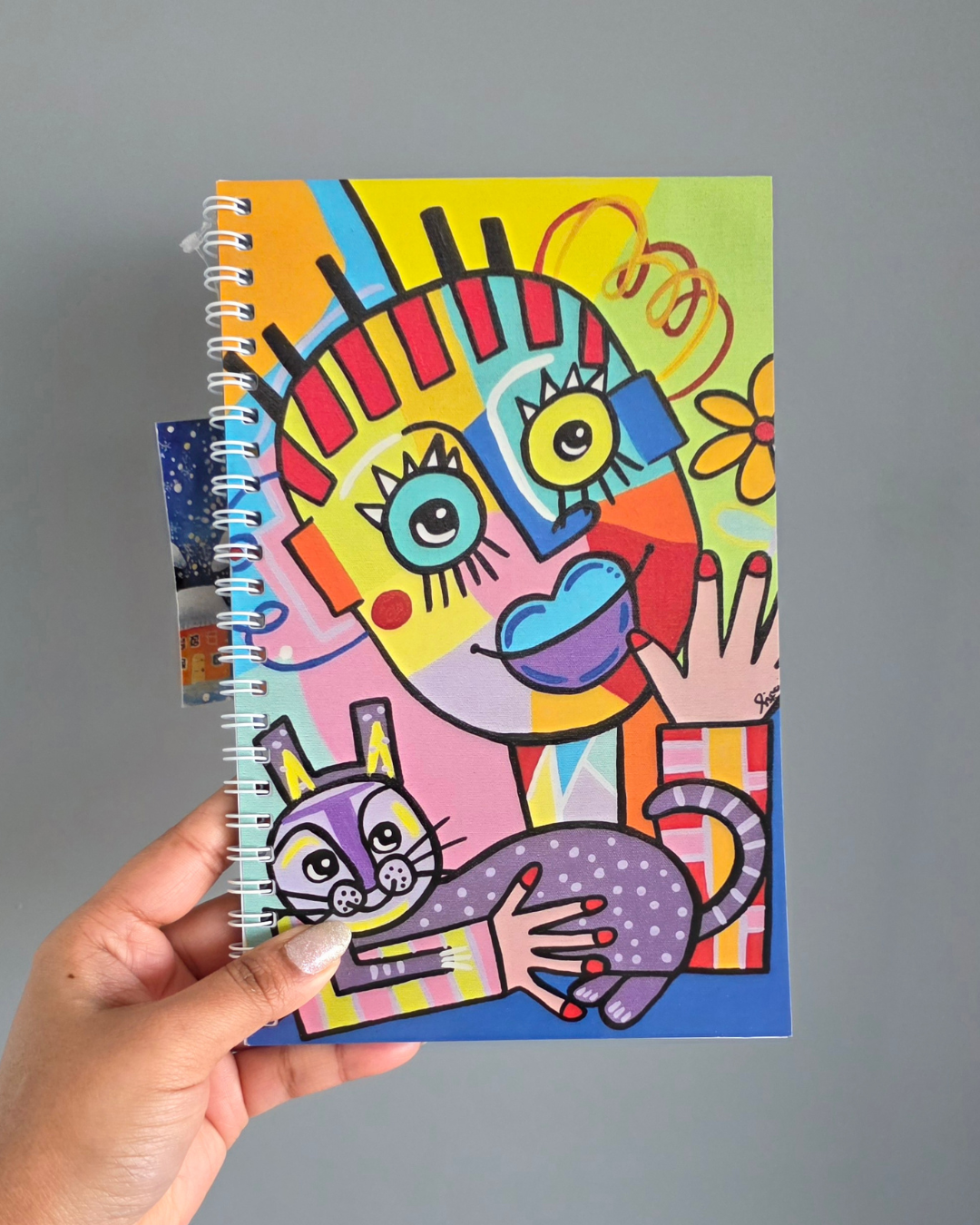 Spiral Notebooks Featuring Original Paintings