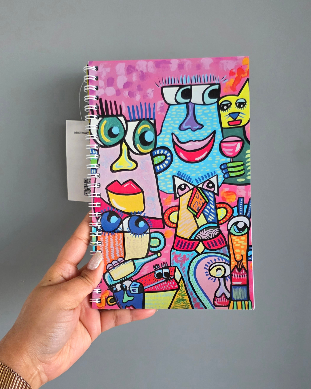 Spiral Notebooks Featuring Original Paintings