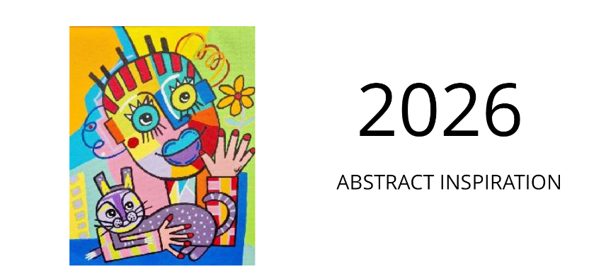 2026 Calendars Featuring Original Abstract Paintings